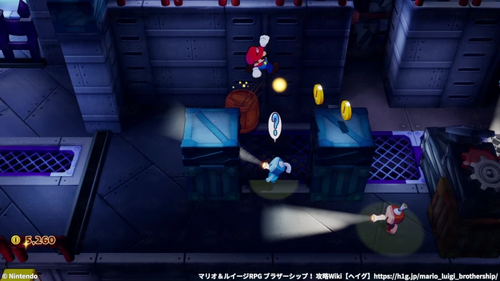 コンテナの上でジャンプ