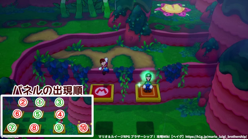 専用パネルを交互に踏む