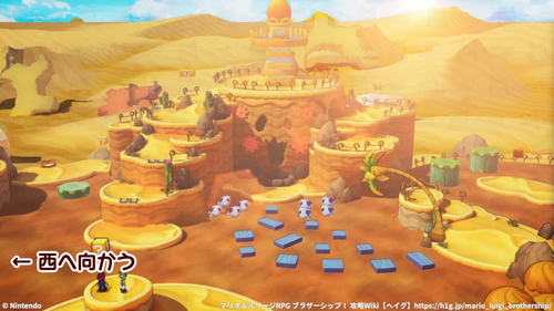 島の北西部へ向かう