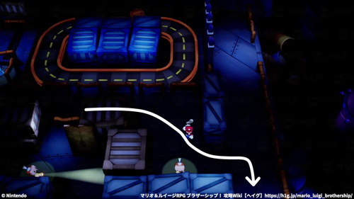 見張りの背後を抜ける2