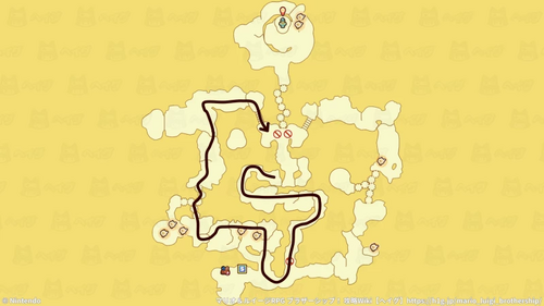 西側のビックリブロックへ