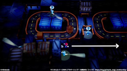 ルイージで見張りの気をそらす2