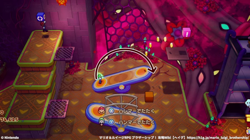 北西の部屋：仕掛け1-2