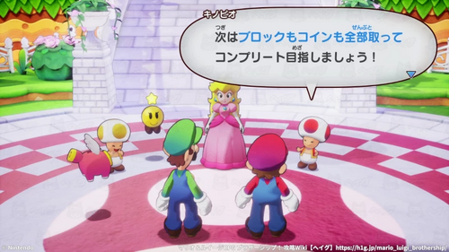 変なハテナブロックを叩かずゴールすると再挑戦することに