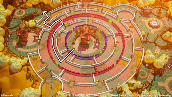 西の見晴らし台広場へ