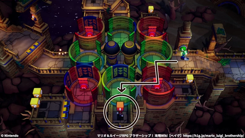 8つの回転する壁の仕掛け1