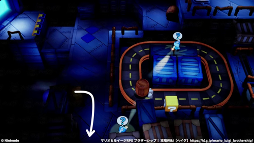 ルイージで見張りの気をそらす1