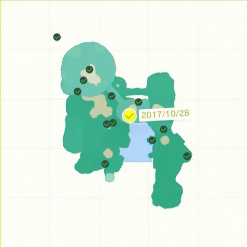 滝の裏の散歩道