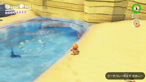 入り江にひそむ 宝箱のワナ