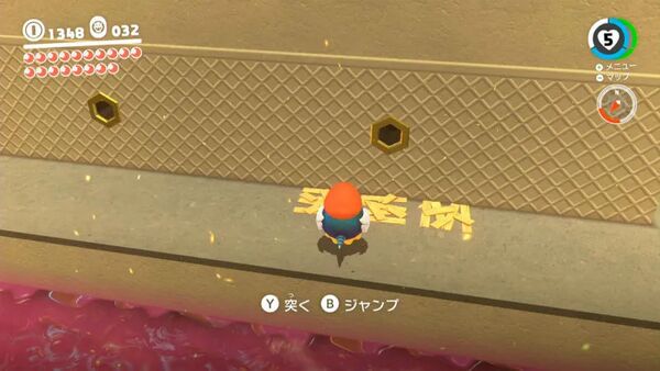 ツンツン！ 大門の前