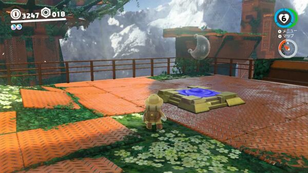 空中庭園への道