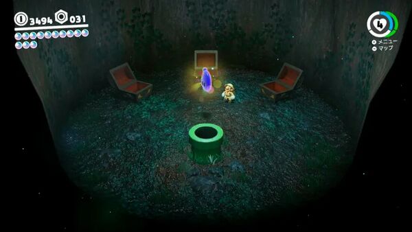 樹海にひそむ 宝箱のワナ