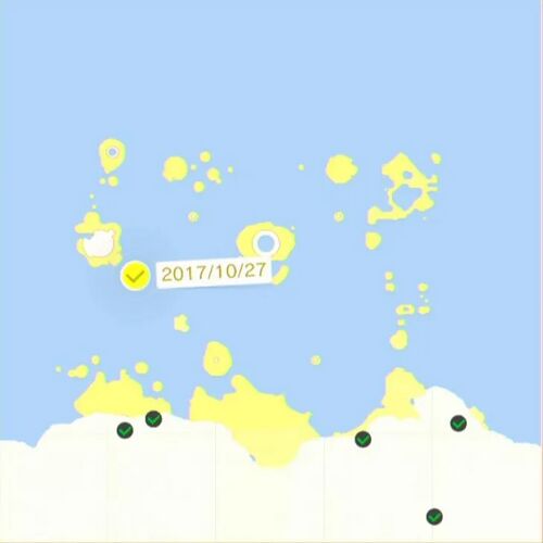 海面ダッシュで 音符集め