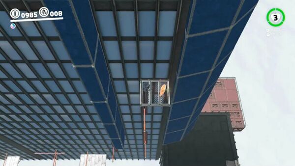 とびついて 高層ビルディング