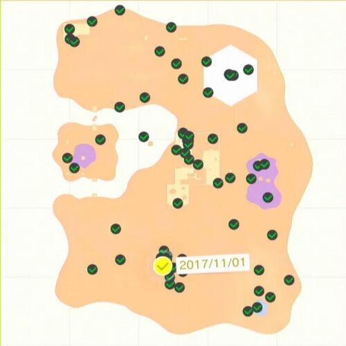 咲いた！ ガケ下の種