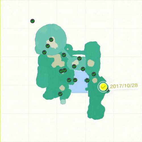 滝で つかまえたピョン！