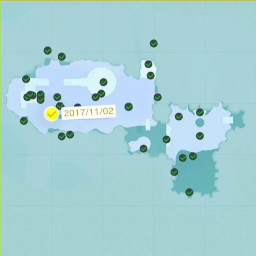 咲いた！ トゲトゲ水路の種