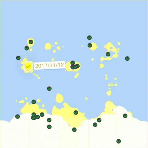 灯台に ならぶ光