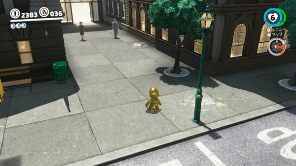 ふり返れば ゴミ箱