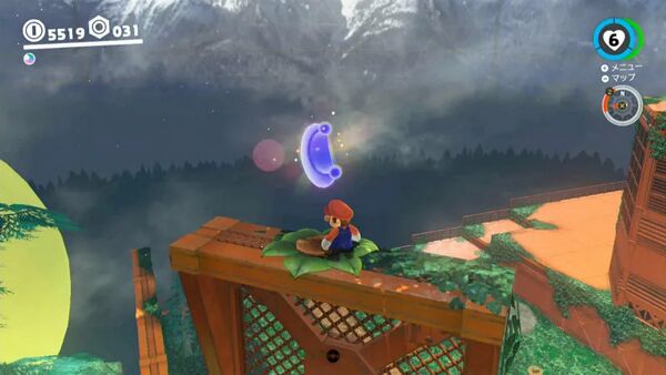 クリボーたちを 見下ろして