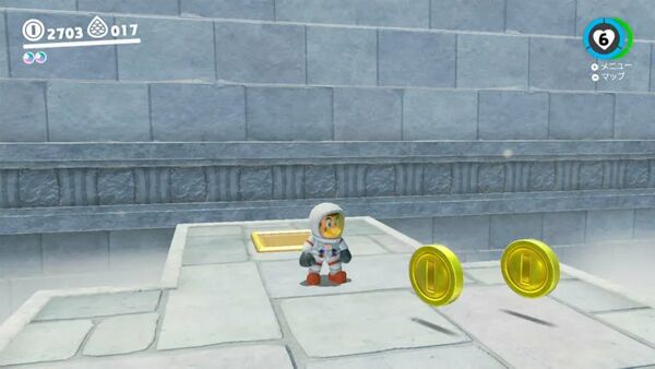 ファスナーの谷間