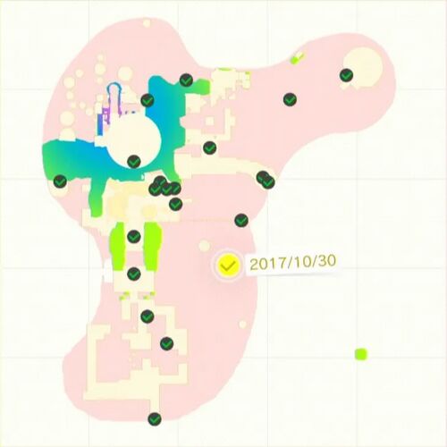 溶岩に浮かぶ塩の島