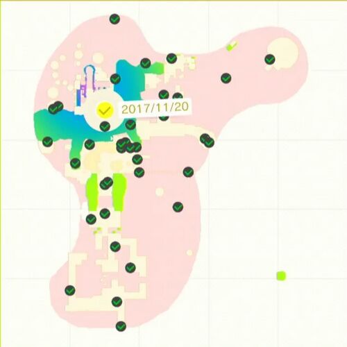 大ナベ泳いで 音符集め