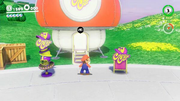 ピーチ城で お買い物