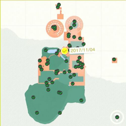 行ってもどって くずれ道