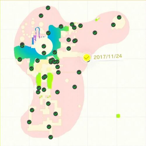 チーズ岩を 掘って探して