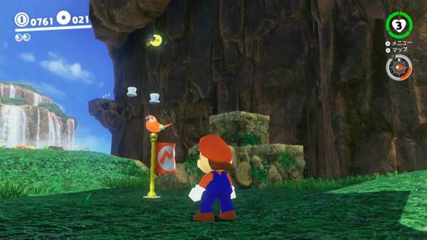 ガケ下で かがやく宝