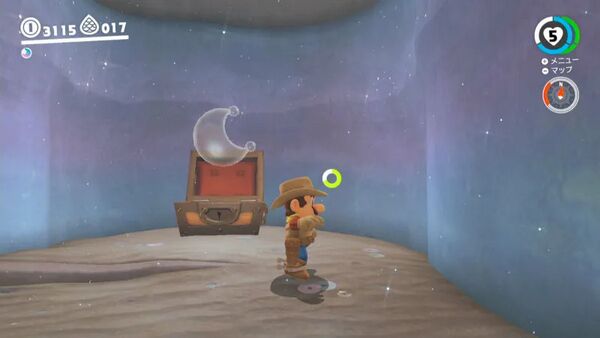 トゲトゲ水路の宝箱