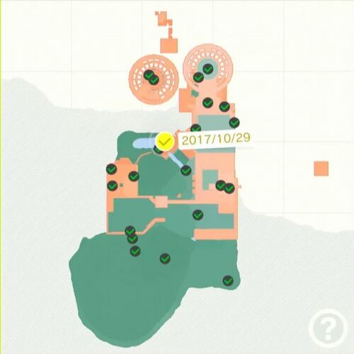 鉄の山道の上空で