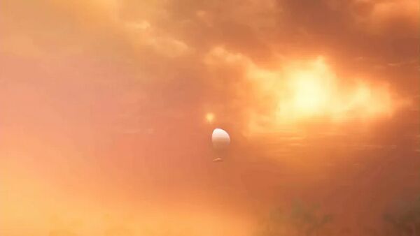 空飛ぶタクシー ロス島を通過