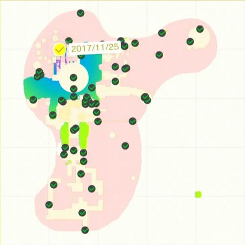 大ナベに向かう発射台