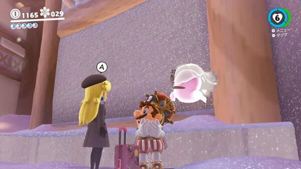 雪の国で ピーチ姫