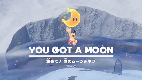 集めて！ 雪のムーンチップ