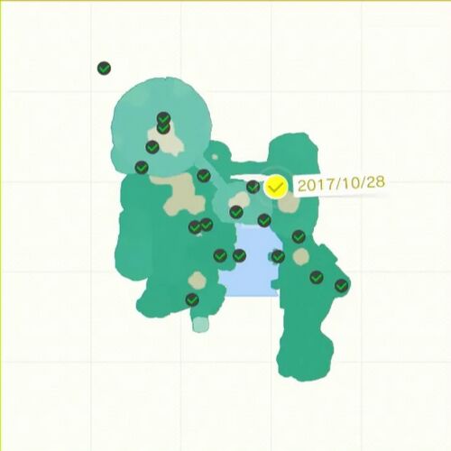 谷間の かくし通路