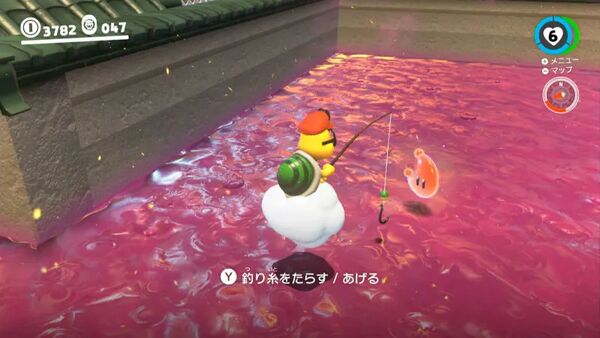 クッパ城で フィッシング？