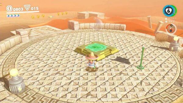 アッチーニャ遺跡の塔の上