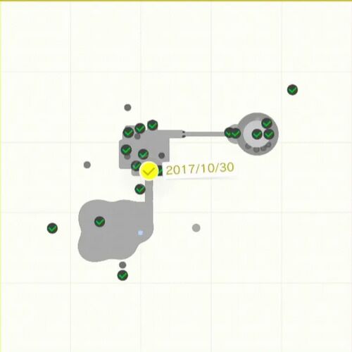 帽子のレリーフをまわして