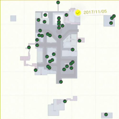 工事現場の駐輪場