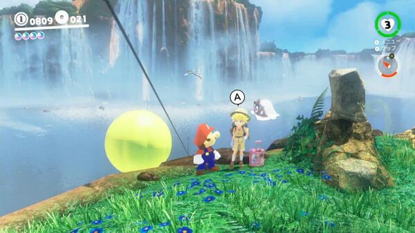 滝の国で ピーチ姫