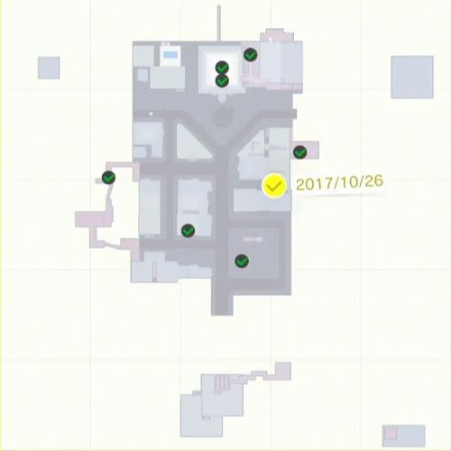 ふり返れば ゴミ箱