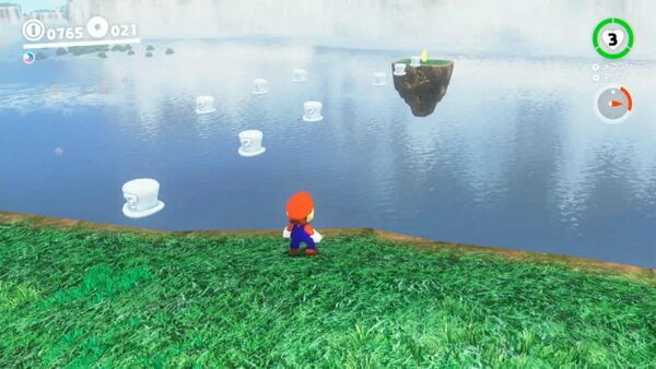 帽子を投げて とび移れ