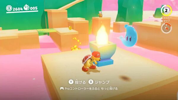 小島のしょく台 灯されて