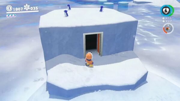 氷で ウォーキング！