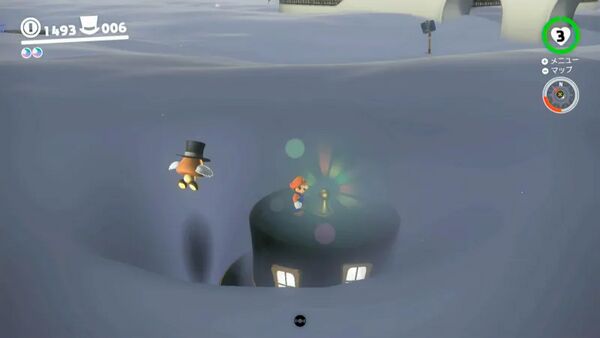 雲に沈んだ船の上