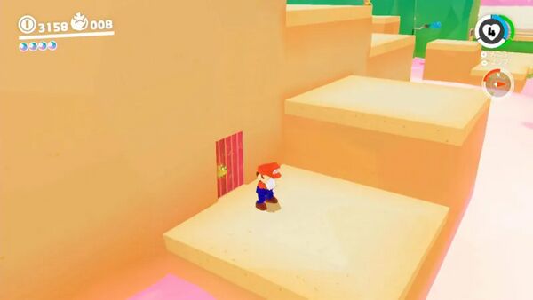 野菜に囲まれた宝箱