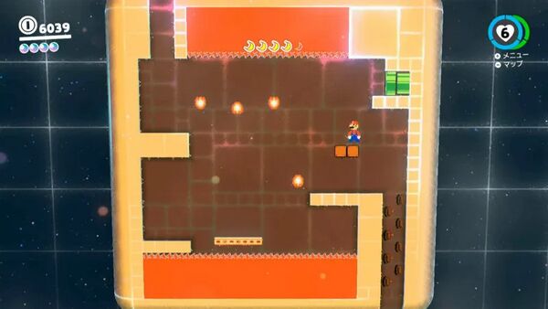 登ってジャンプ！ とうめいブロック